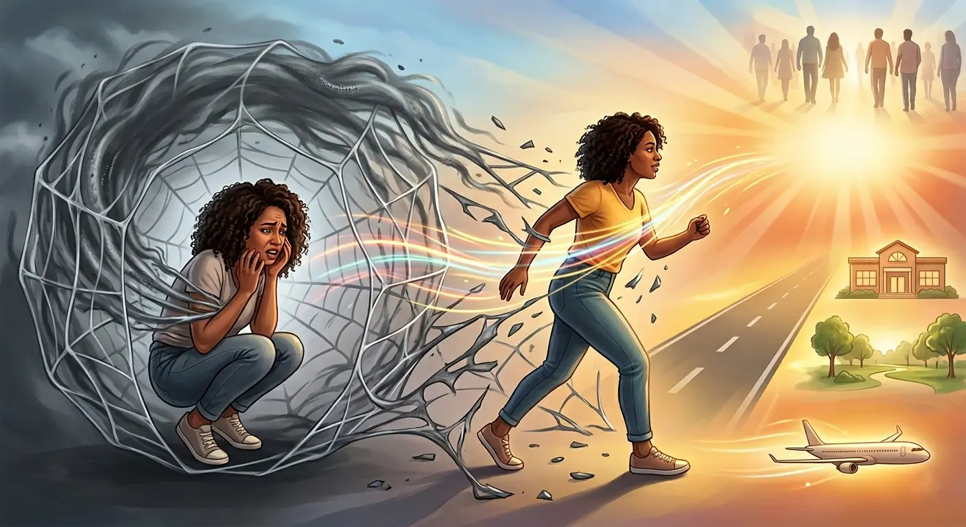 Panic disorder visualized & CBT